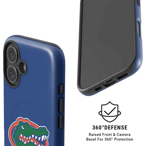 University of Florida Gators Mascot Blue iPhone 16 Plus Magsafe Impact Case